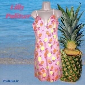 Lilly Pulitzer Spanish Tiles  Pineapple dress